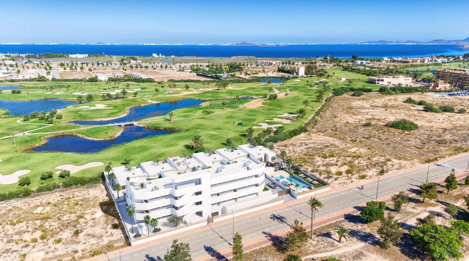 2 soveværelse Lejlighed til salg i Los Alcazares med swimmingpool garage - € 279.000 (Ref: 9932515)