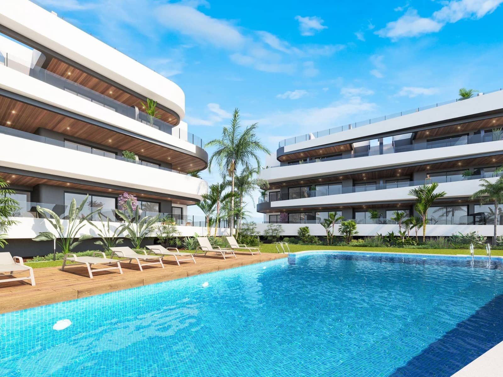2 soveværelse Lejlighed til salg i Los Alcazares med swimmingpool garage - € 279.000 (Ref: 9976331)