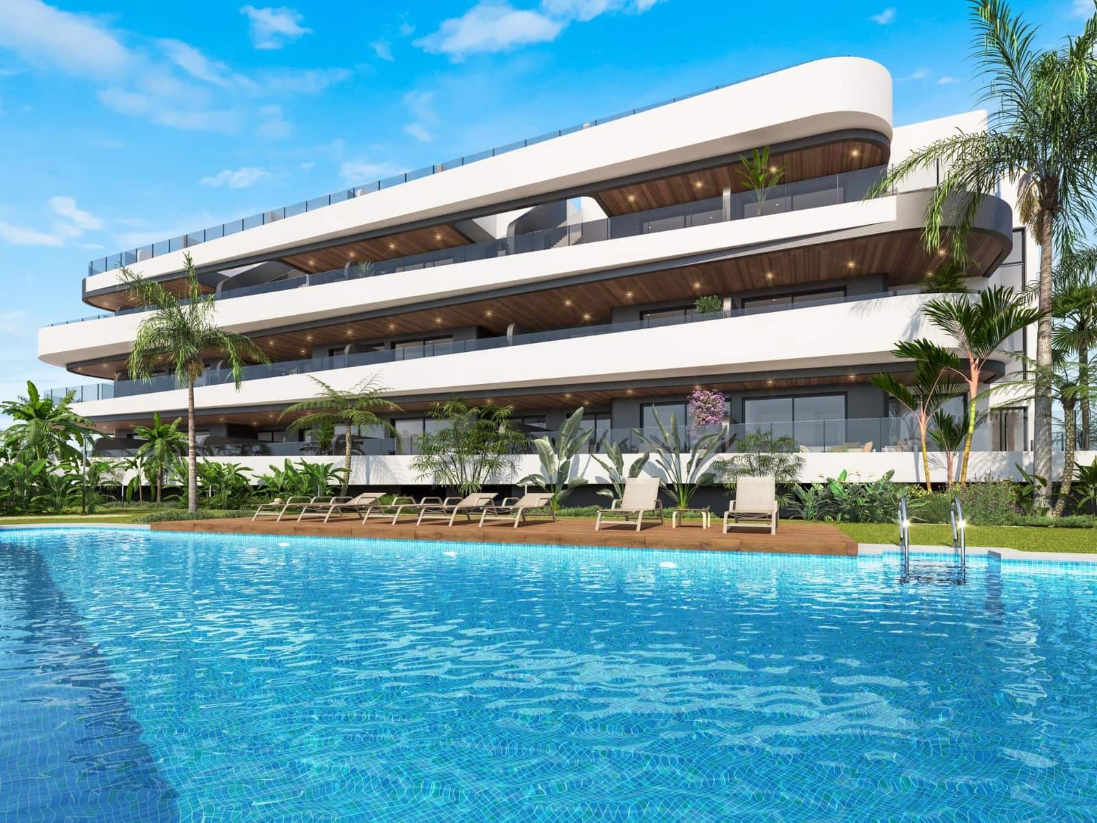 2 soveværelse Lejlighed til salg i Los Alcazares med swimmingpool garage - € 279.000 (Ref: 9976331)