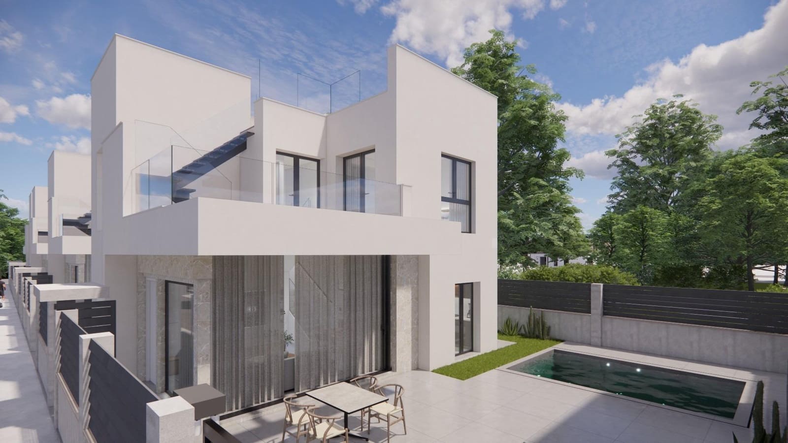 Chalet de 3 habitaciones en Los Montesinos en venta con piscina garaje - 369.000 € (Ref: 9976335)