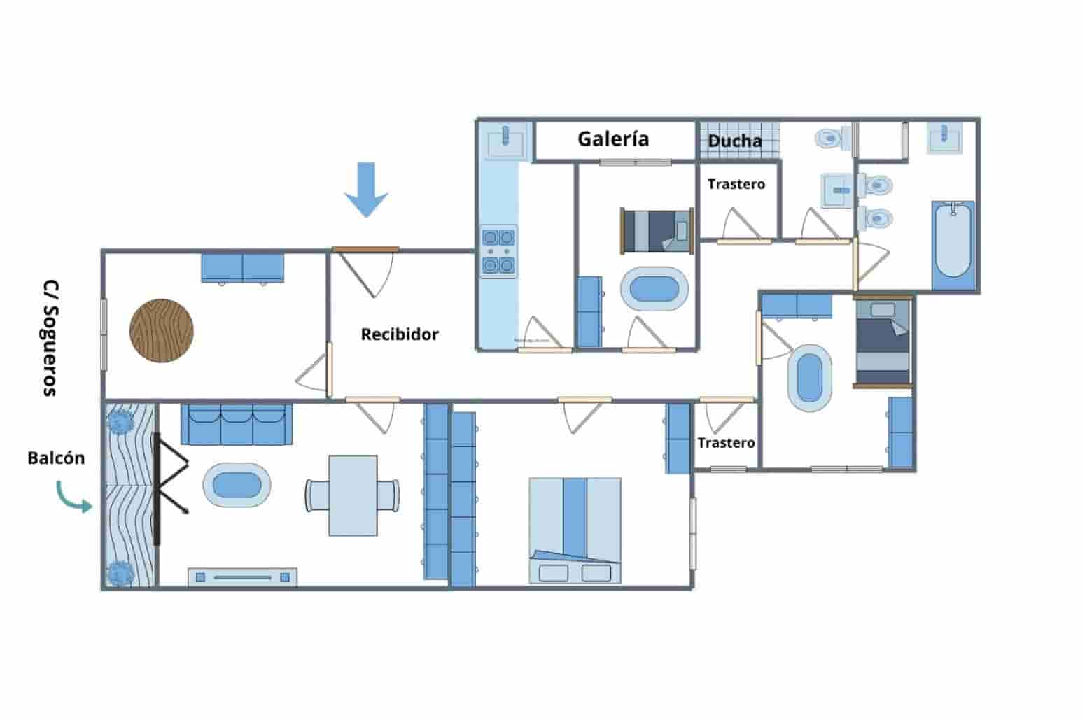 Piso de 4 habitaciones en València ciudad en venta - 350.000 € (Ref: 9830373)
