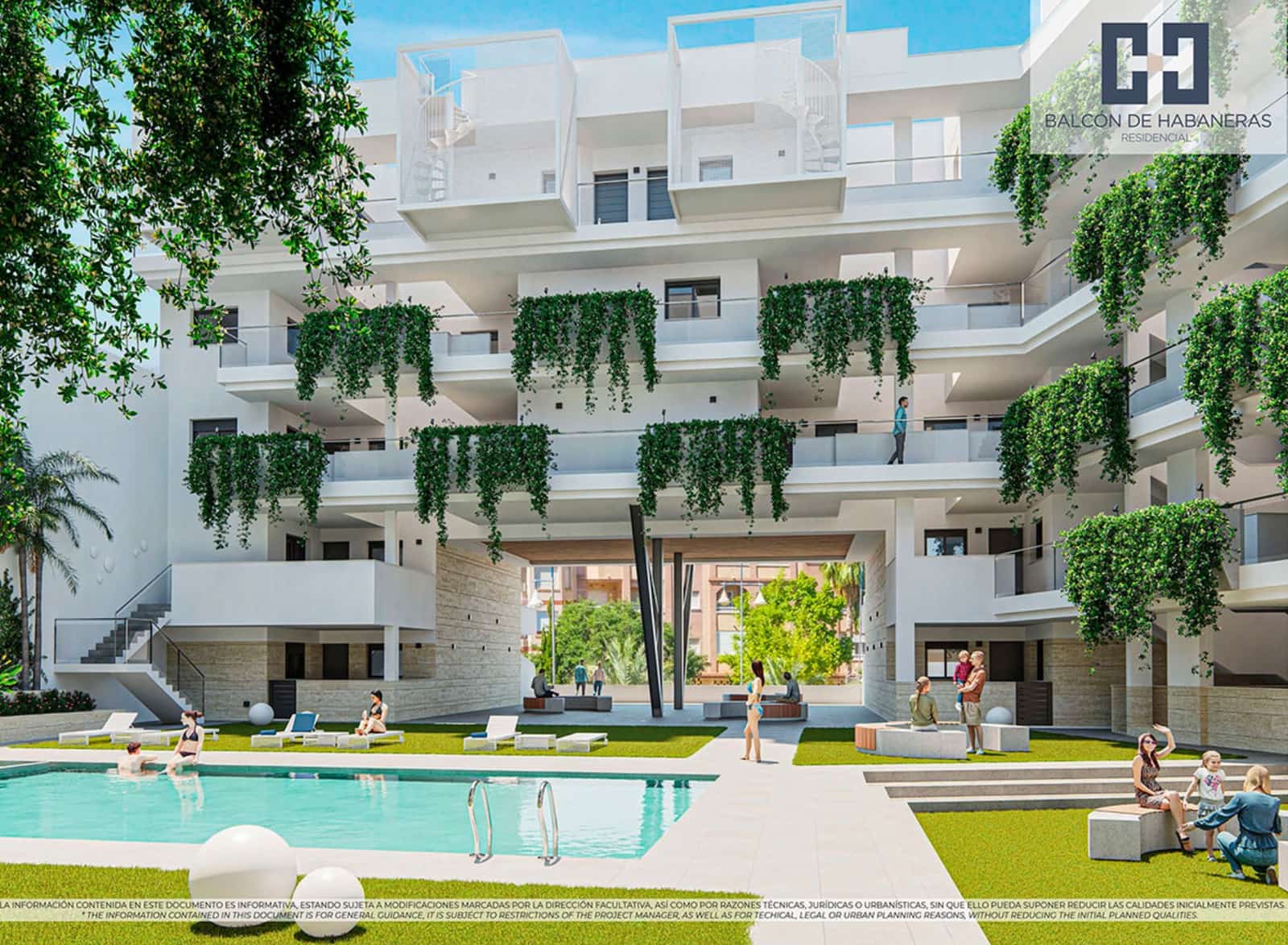 Apartamento de 2 habitaciones en Torrevieja en venta con piscina - 315.000 € (Ref: 10158609)