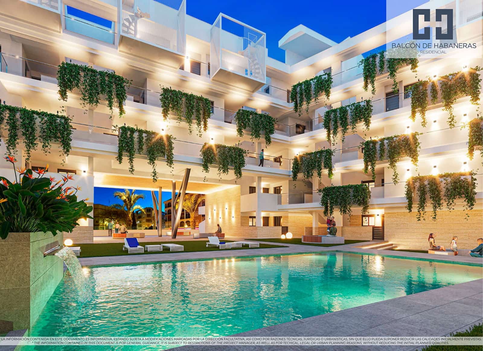 Apartamento de 2 habitaciones en Torrevieja en venta con piscina - 315.000 € (Ref: 10158609)