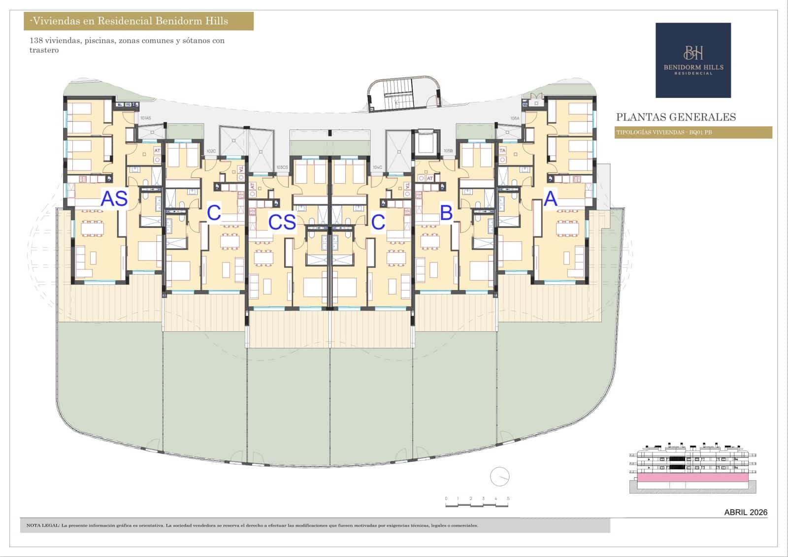 2 Zimmer Apartment zu verkaufen in Finestrat mit Pool Garage - 375.000 € (Ref: 9894770)