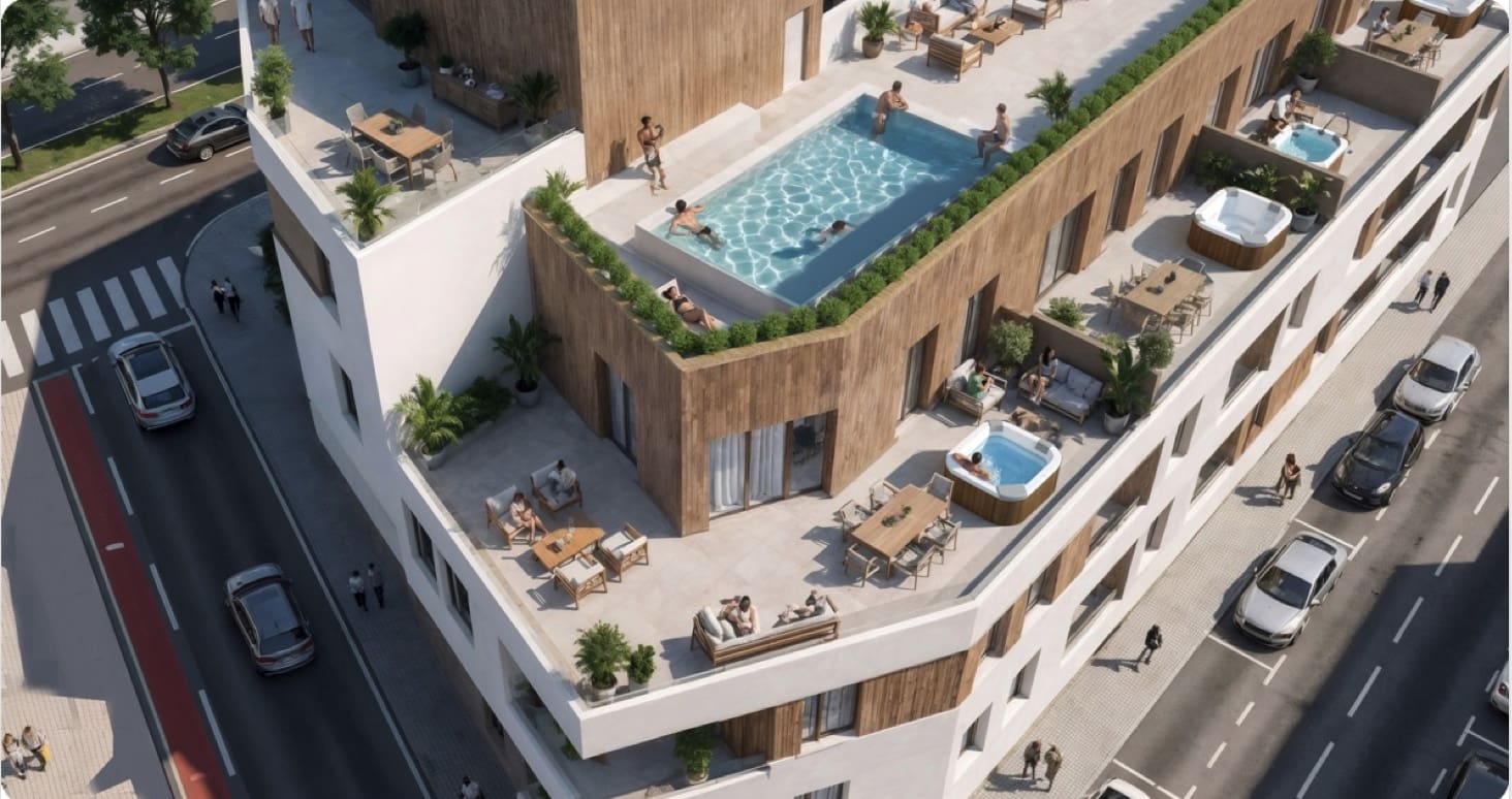 Apartamento de 2 habitaciones en Guardamar del Segura en venta con piscina garaje - 189.000 € (Ref: 9937221)