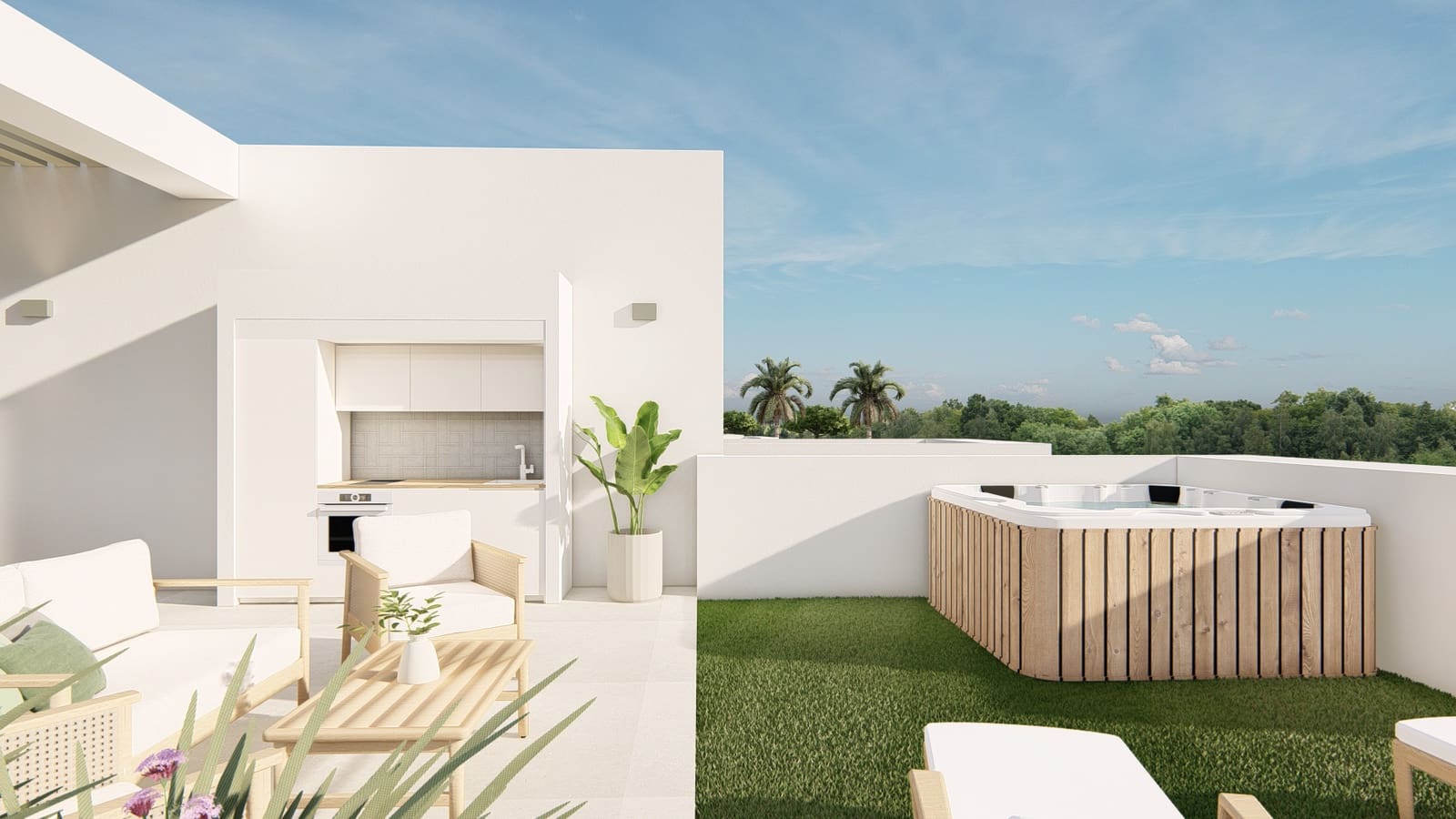 2 Zimmer Apartment zu verkaufen in Ciudad Quesada mit Pool Garage - 358.000 € (Ref: 9937226)
