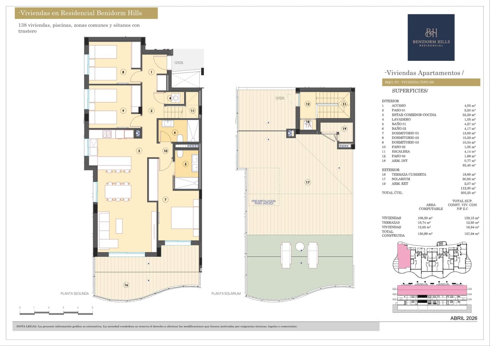 3 bedroom Villa for sale in Finestrat with pool garage - € 486,000 (Ref: 9944930)