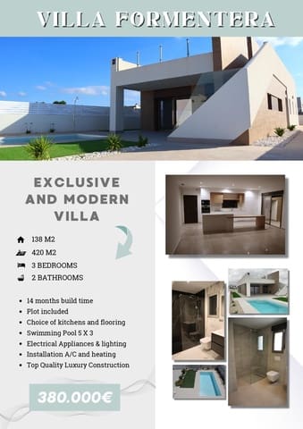 3 camera da letto Villa in vendita in Aspe con piscina garage - 380.000 € (Rif: 9322047)