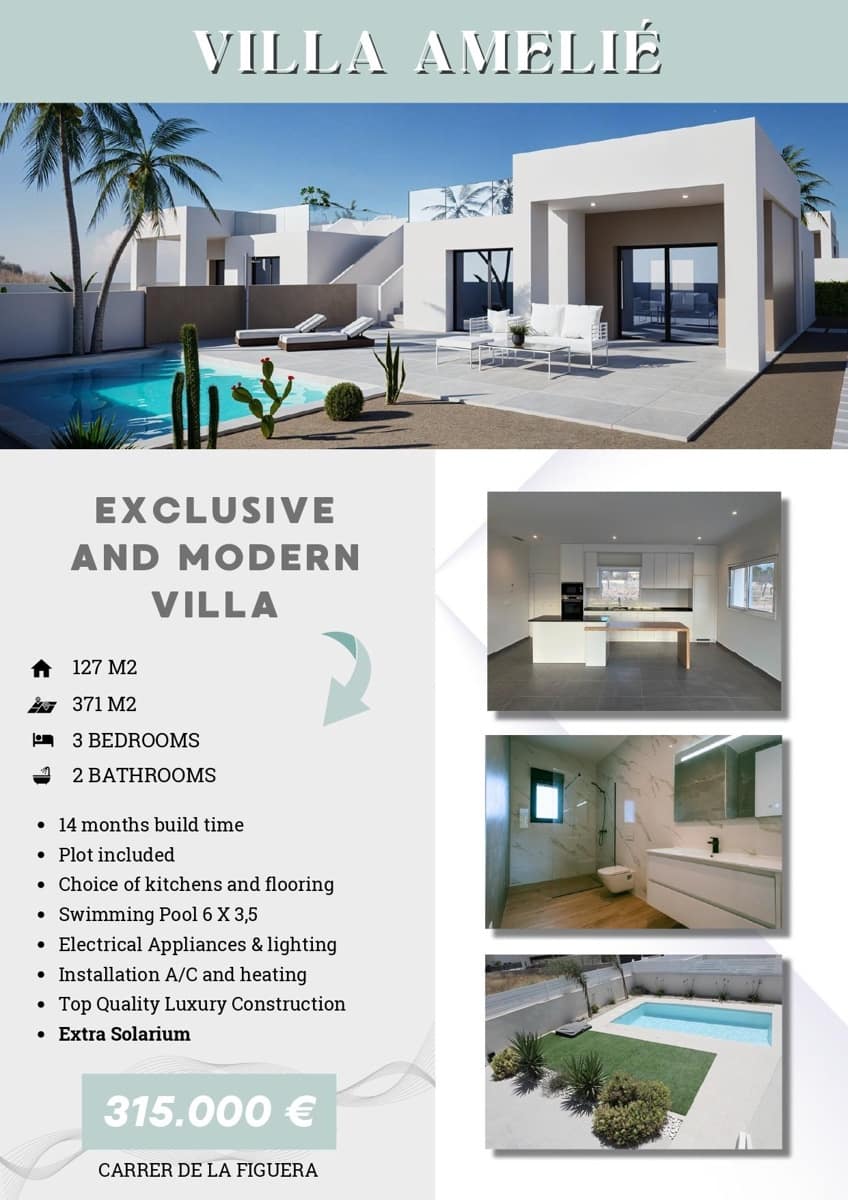 3 makuuhuone Huvila myytävänä paikassa La Romana mukana uima-altaan 
autotalli - 315 000 € (Ref: 9322048)