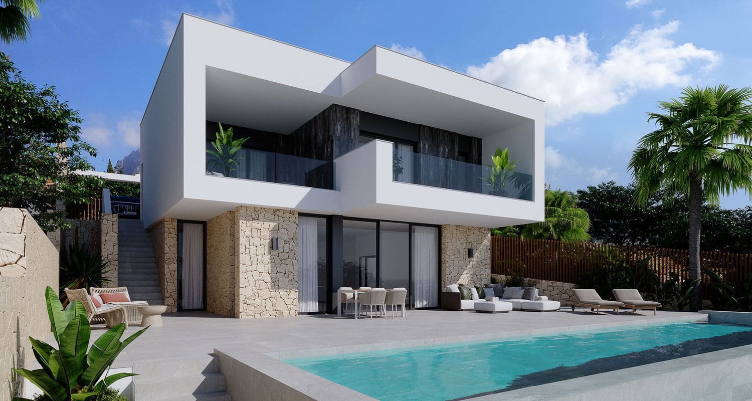 3 quarto Moradia para venda em Finestrat com piscina garagem - 825 000 € (Ref: 9028356)