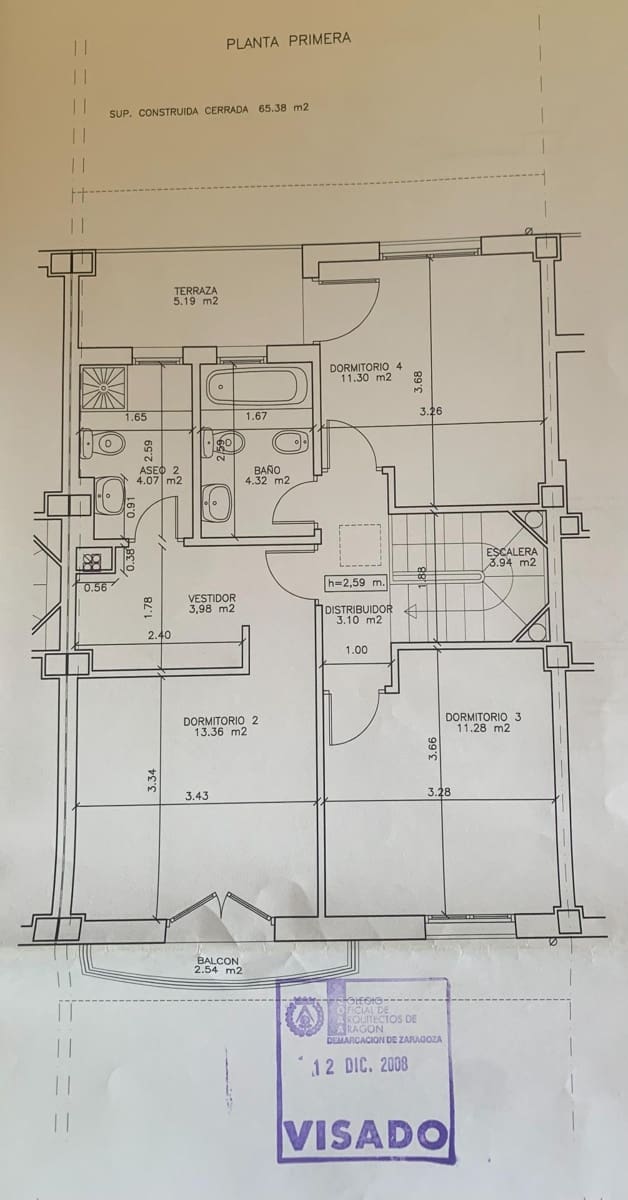 4 chambre Villa/Maison Mitoyenne à vendre à Ariza avec garage - 95 000 € (Ref: 9645740)