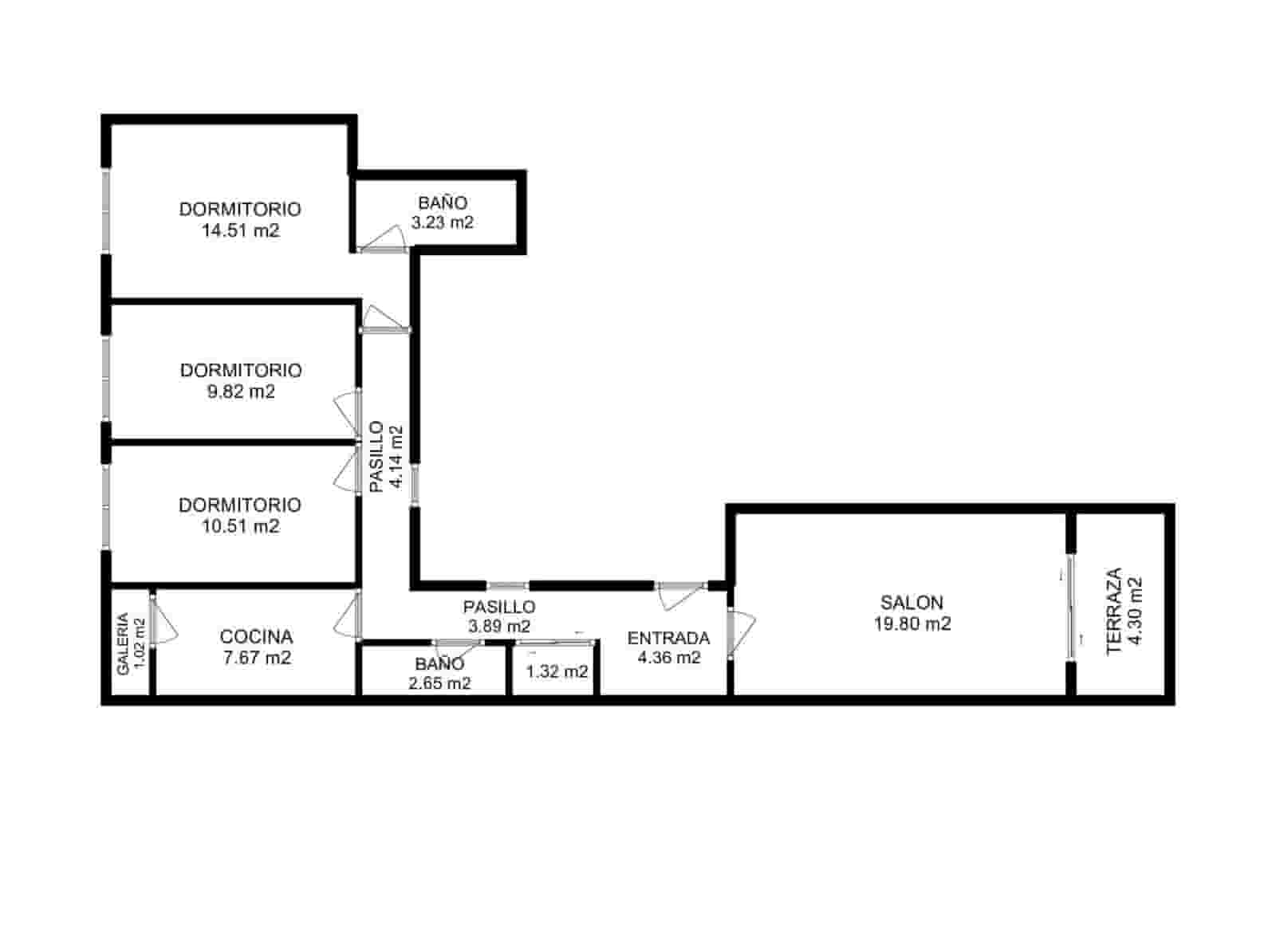 3 sypialnia Mieszkanie na sprzedaż w Miasto Saragossa z garażem - 265 000 € (Ref: 9702082)