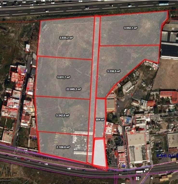 Bauplatz zu vermieten in Arona - 7.000 € (Ref: 9217624)