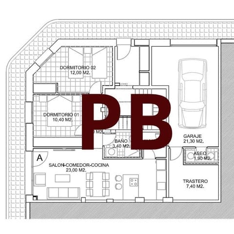2 soveværelse Lejlighed til leje i Novelda med garage - € 750 (Ref: 9040652)