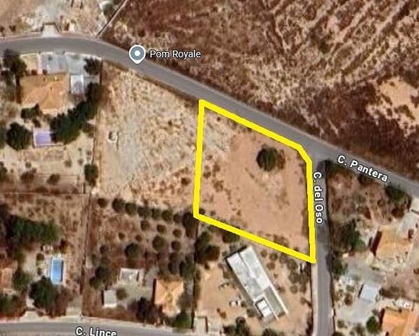 Building Plot for sale in La Alcoraya, Alicante / Alacant city - € 165,000 (Ref: 9040672)