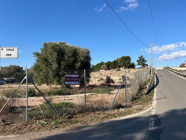 Byggegrund til salg i La Alcoraya, Alicante by - € 175.000 (Ref: 9040674)