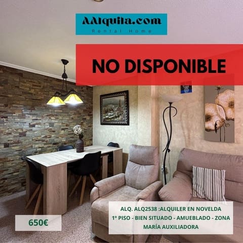 3 bedroom Flat for rent in Novelda - € 650 (Ref: 9247307)