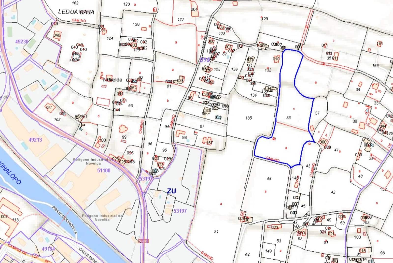 Tomt till salu i Novelda - 65 000 € (Ref: 9425776)