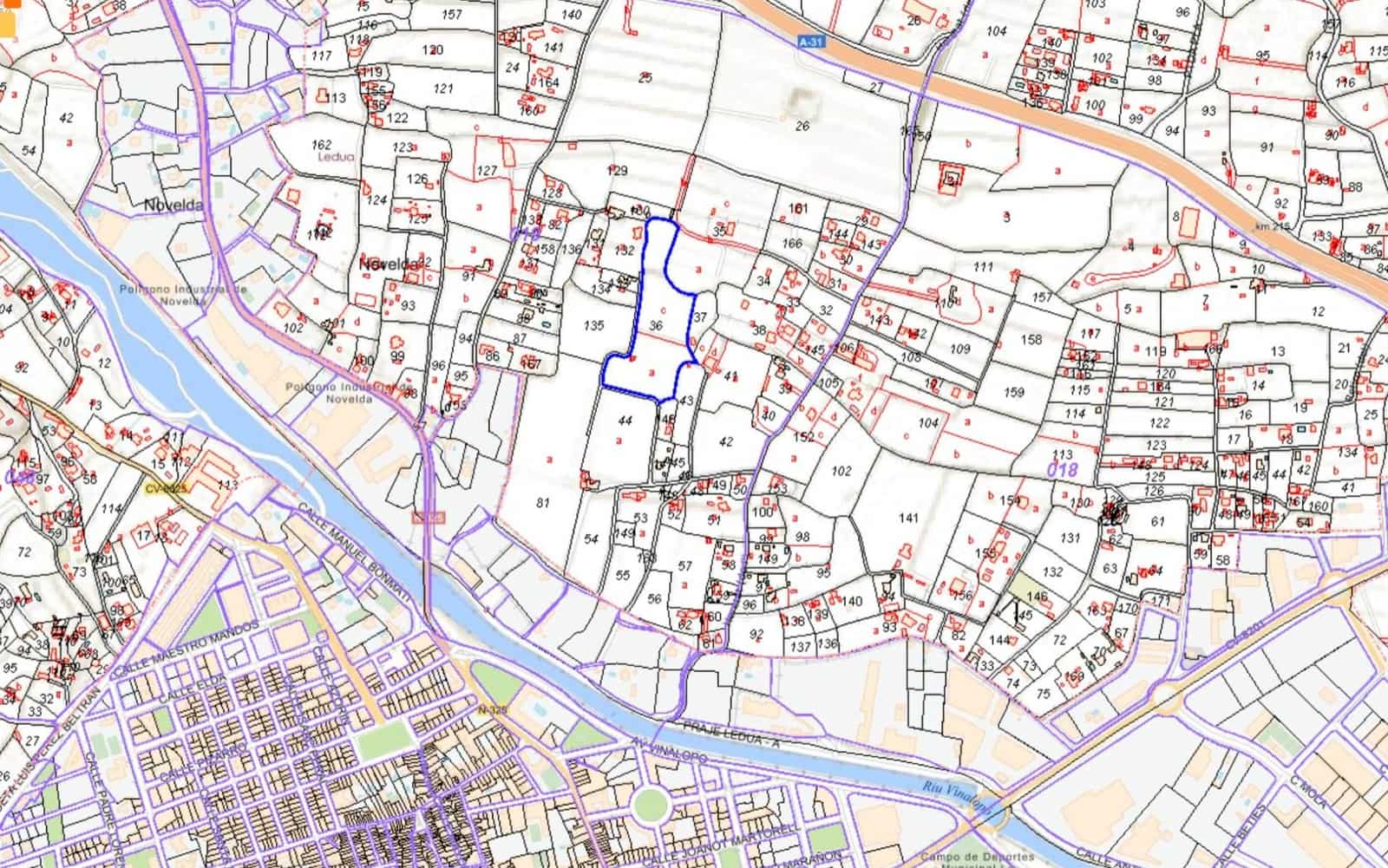 Tomt till salu i Novelda - 65 000 € (Ref: 9425776)