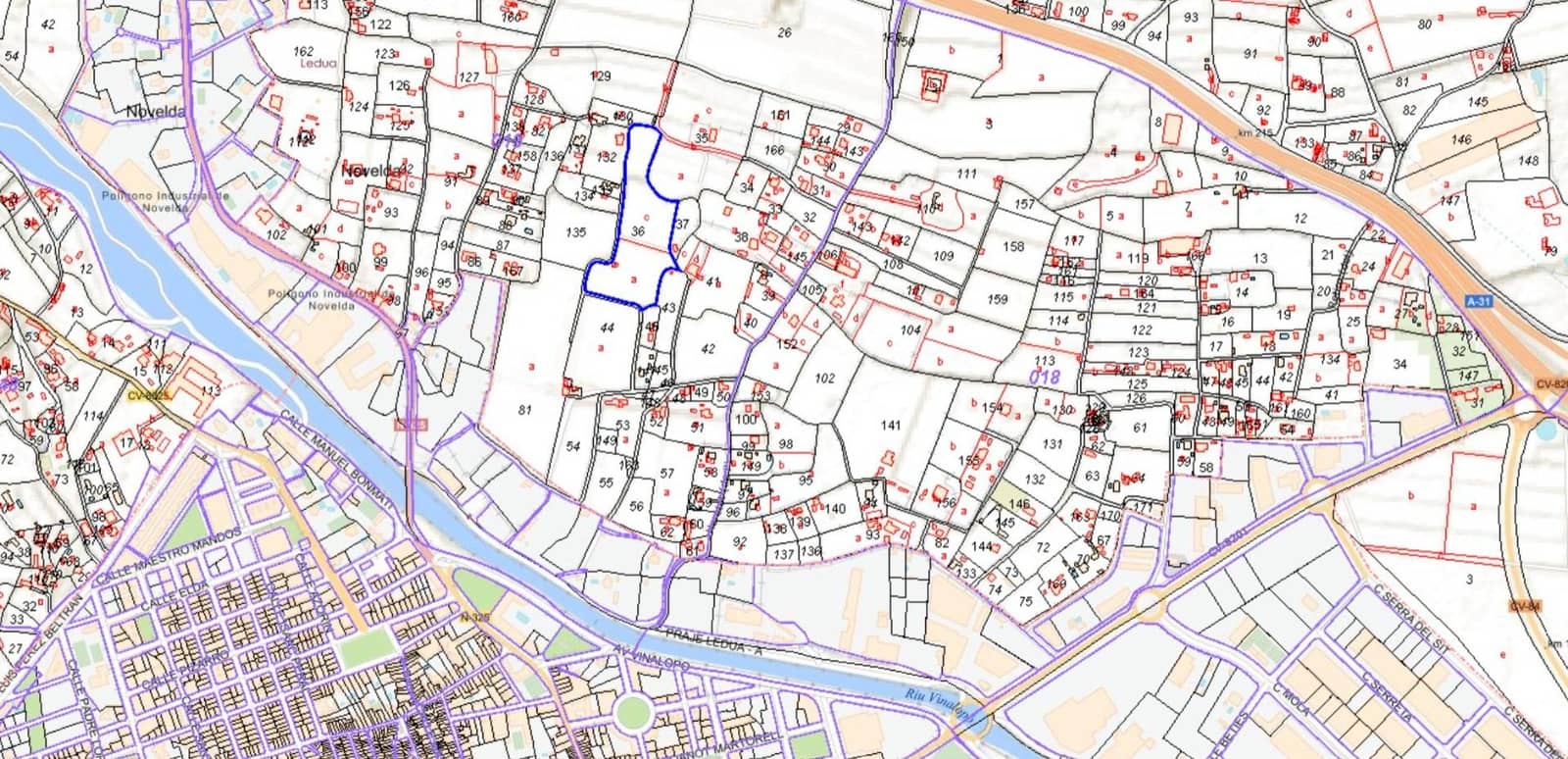 Tomt till salu i Novelda - 65 000 € (Ref: 9425776)