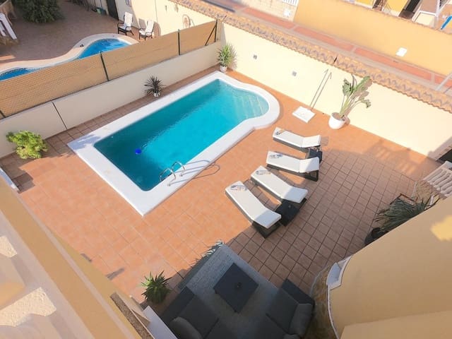 3 Zimmer Villa zu vermieten in Algorfa mit Pool Garage - 2.200 € (Ref: 9162392)