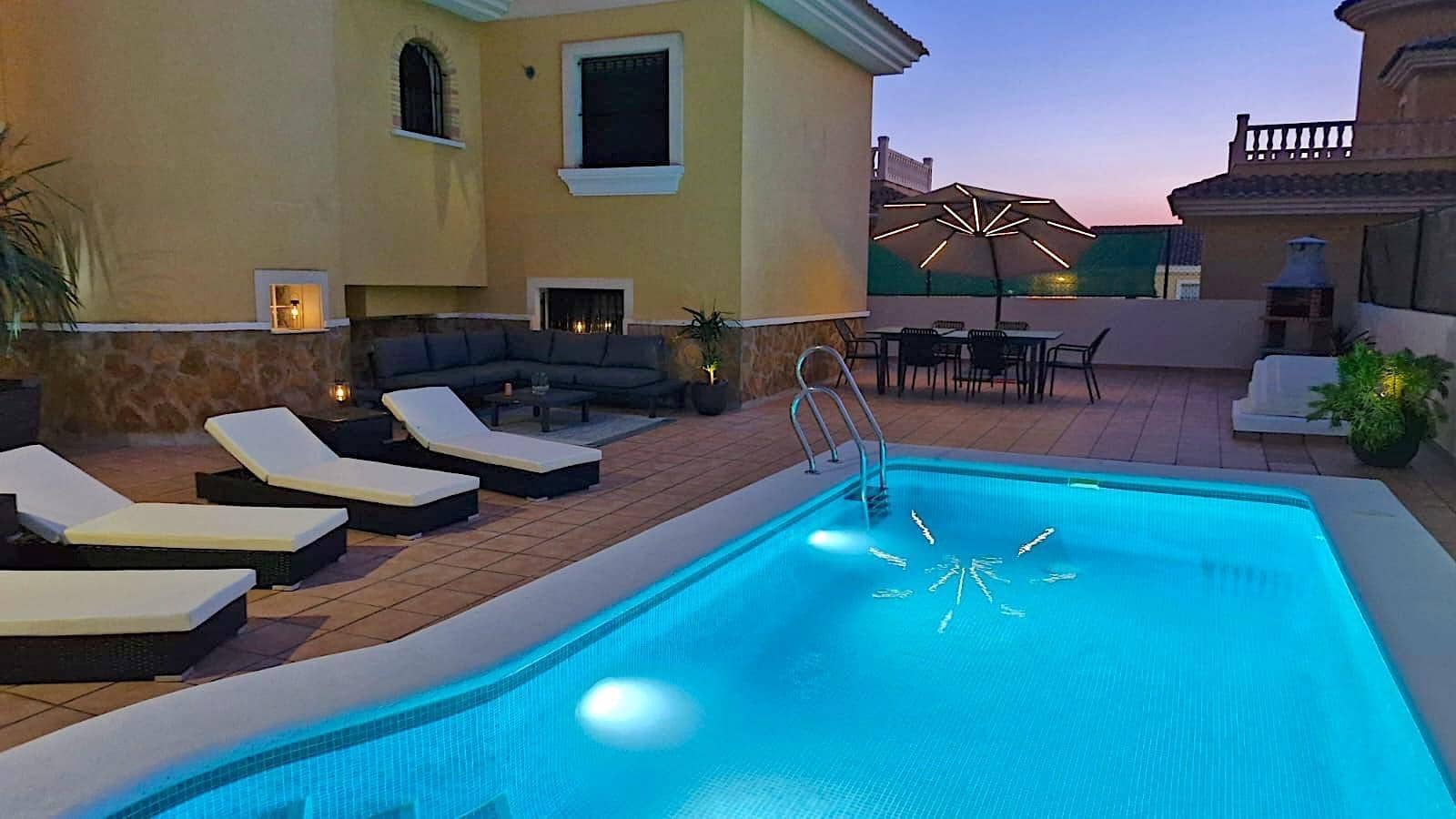 3 Zimmer Villa zu vermieten in Algorfa mit Pool Garage - 2.200 € (Ref: 9162392)