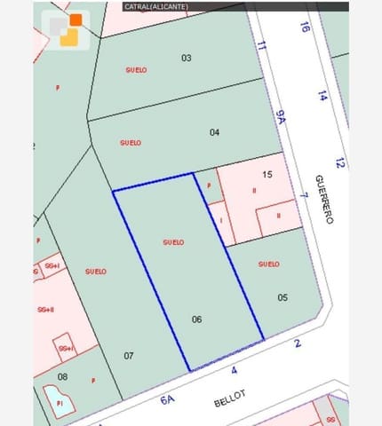 Building Plot for sale in Catral - € 120,000 (Ref: 9185602)