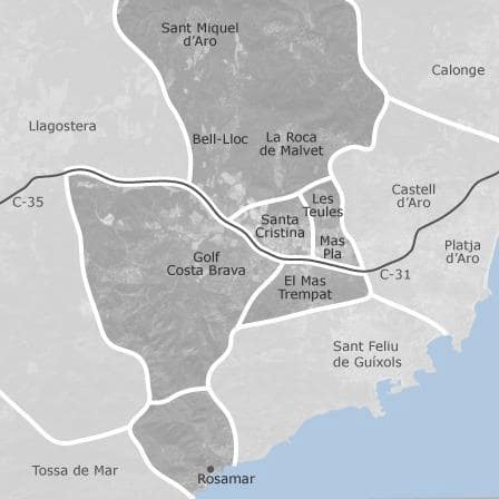 Building Plot for sale in Santa Cristina d'Aro - € 95,000 (Ref: 9240686)