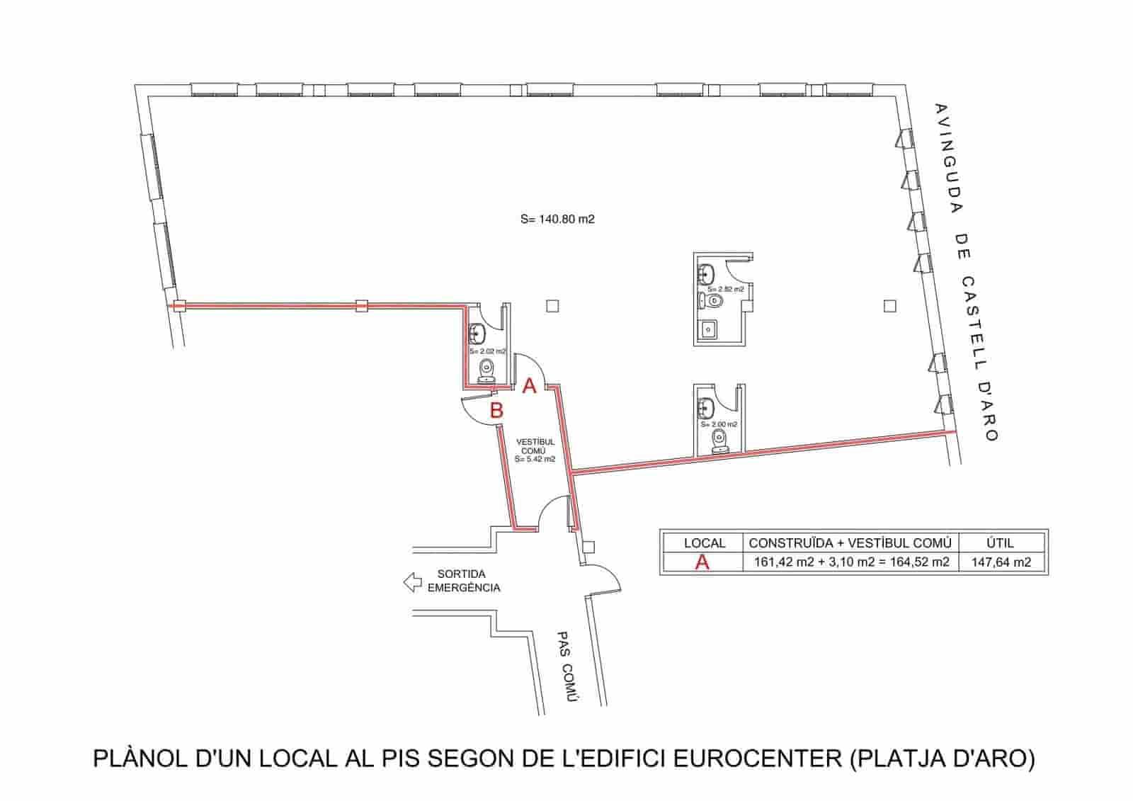 Kontor til salgs i Platja d'Aro - € 353 000 (Ref: 9240699)