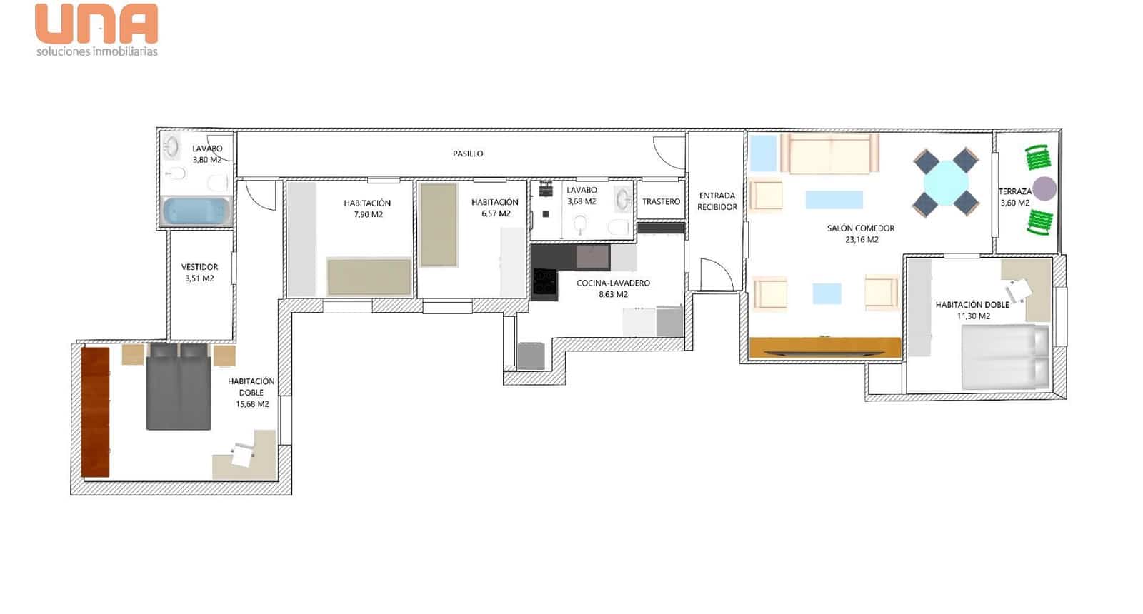 4 slaapkamer Flat te koop in Cordoba stad met garage - € 204.000 (Ref: 9456445)