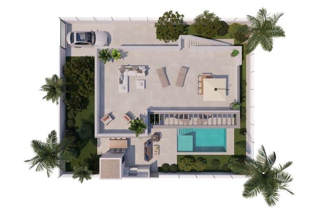 3 Zimmer Villa zu verkaufen in Polop mit Pool - 520.000 € (Ref: 7952606)