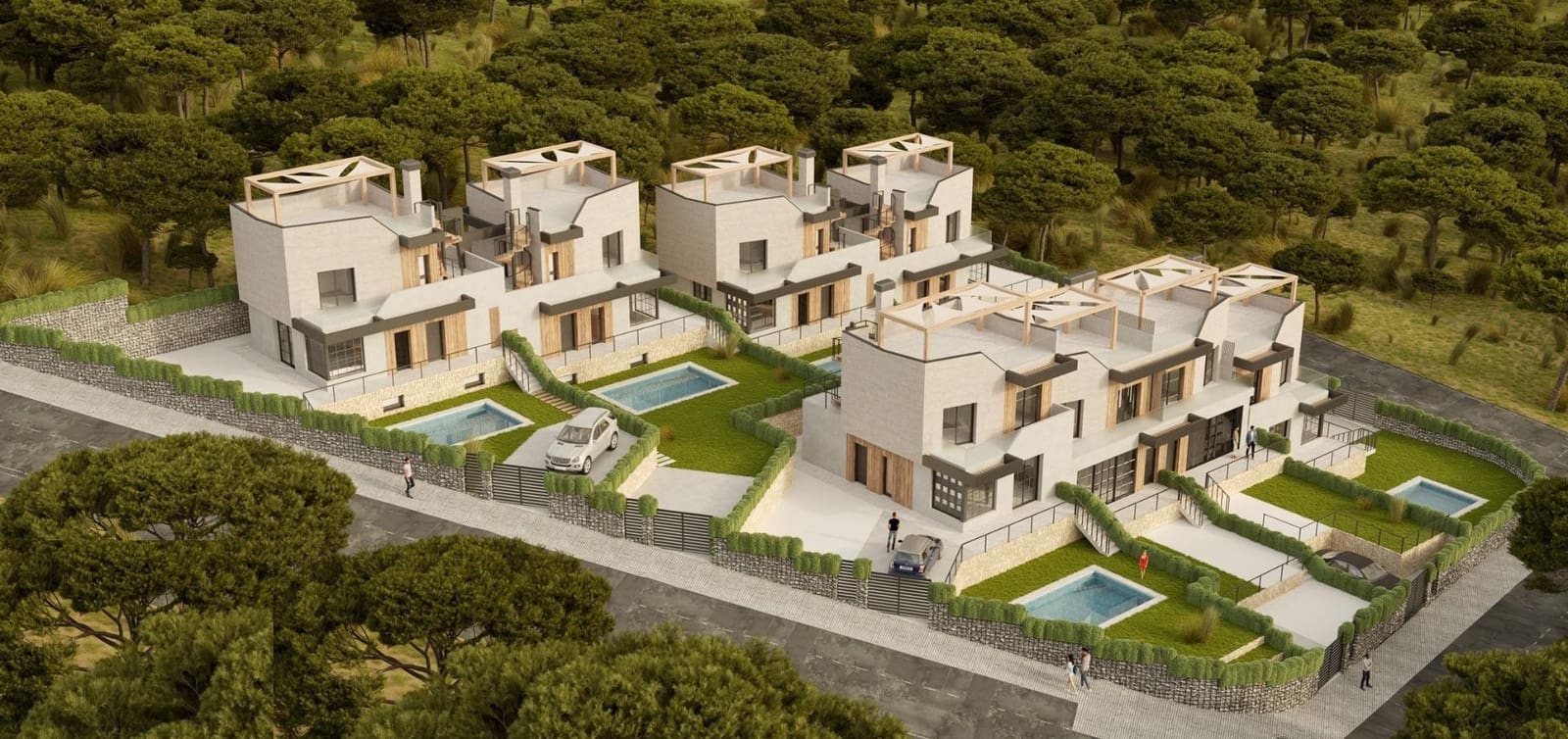 3 soveværelse Semi-Rækkehus til salg i Polop med swimmingpool - € 523.160 (Ref: 8324746)