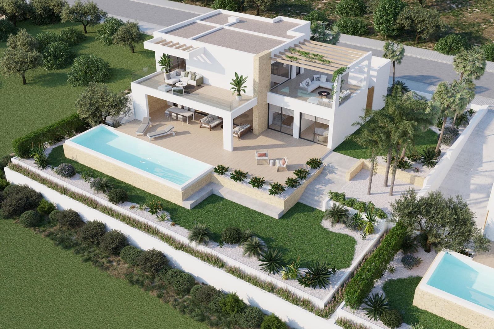 4 soveværelse Villa til salg i Monforte del Cid med swimmingpool garage - € 1.675.000 (Ref: 8488951)