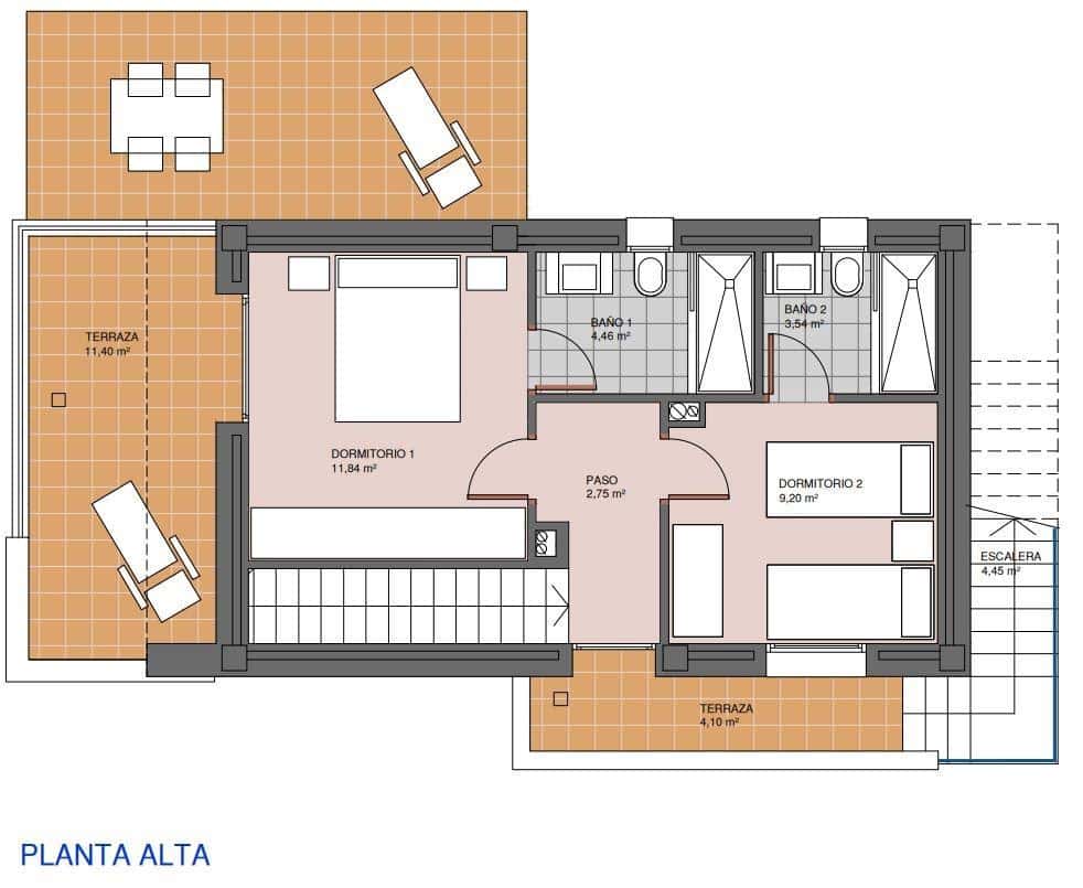 3 soverom Villa til salgs i El Pinet med svømmebasseng garasje - € 535 000 (Ref: 8854780)