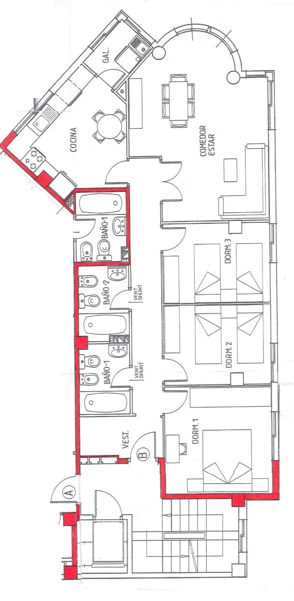3 soveværelse Lejlighed til salg i Elche / Elx - € 189.000 (Ref: 9367613)