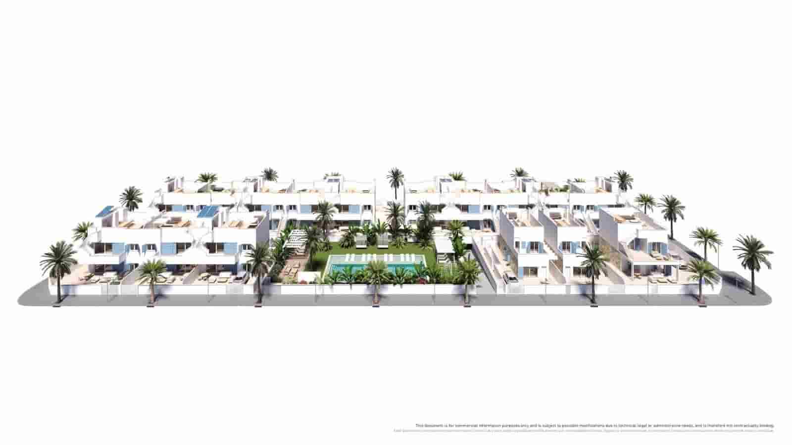 2 makuuhuone Bungalow myytävänä paikassa Pilar de la Horadada mukana uima-altaan 
autotalli - 385 000 € (Ref: 9357748)