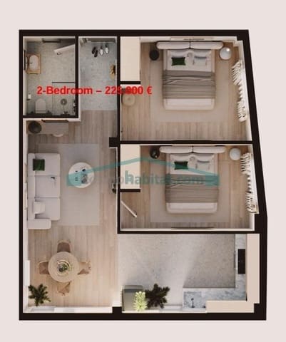2 quarto Apartamento para venda em Poniente, Benidorm - 225 000 € (Ref: 10081325)