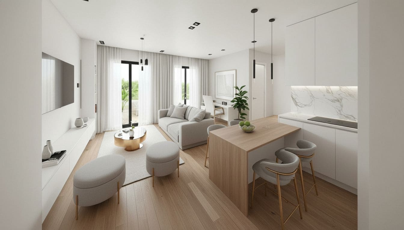 1 soveværelse Lejlighed til salg i Las Lagunas de Mijas med swimmingpool garage - € 225.515 (Ref: 10004589)