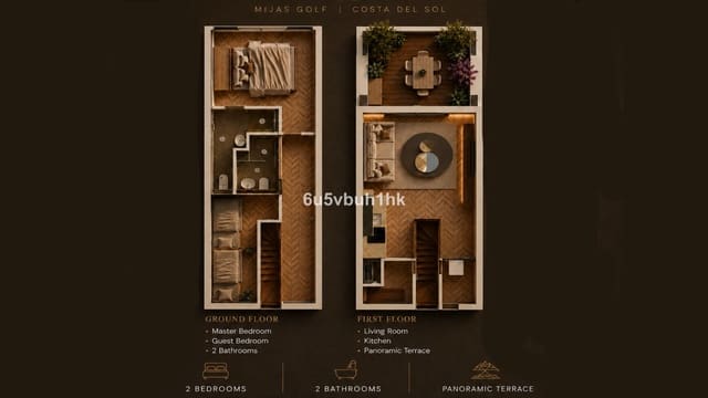 2 sypialnia Apartament na sprzedaż w Mijas Costa, Mijas z basenem - 395 000 € (Ref: 10031994)