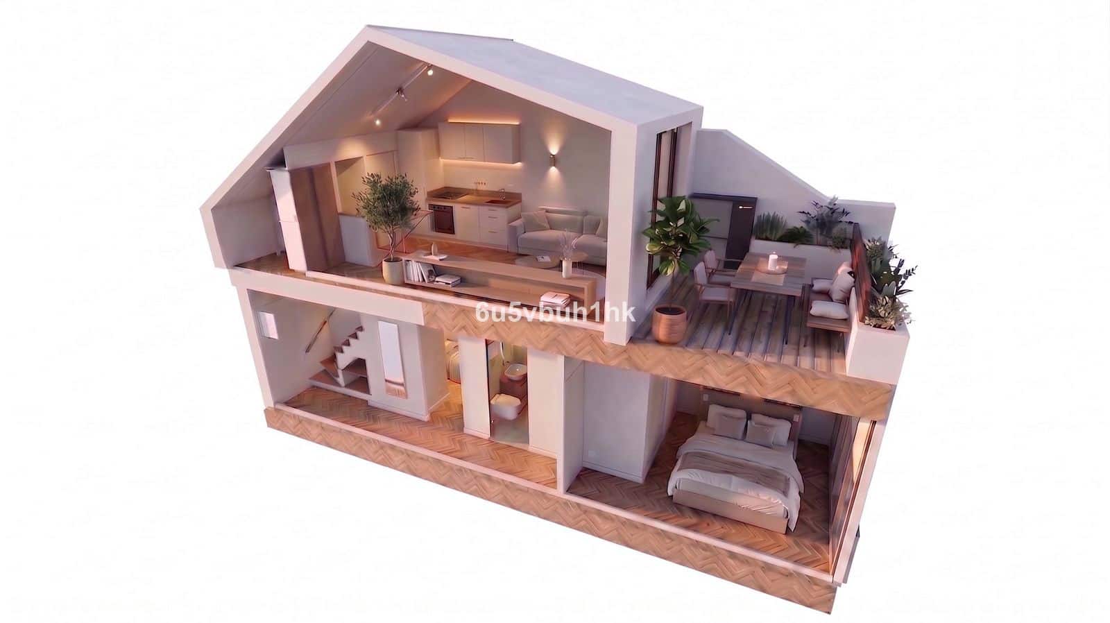 2 soveværelse Lejlighed til salg i Mijas Costa med swimmingpool - € 395.000 (Ref: 10035352)