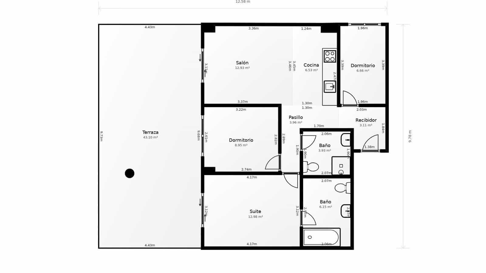 3 soverom Leilighet til salgs i Riviera del Sol med svømmebasseng - € 349 000 (Ref: 10184770)