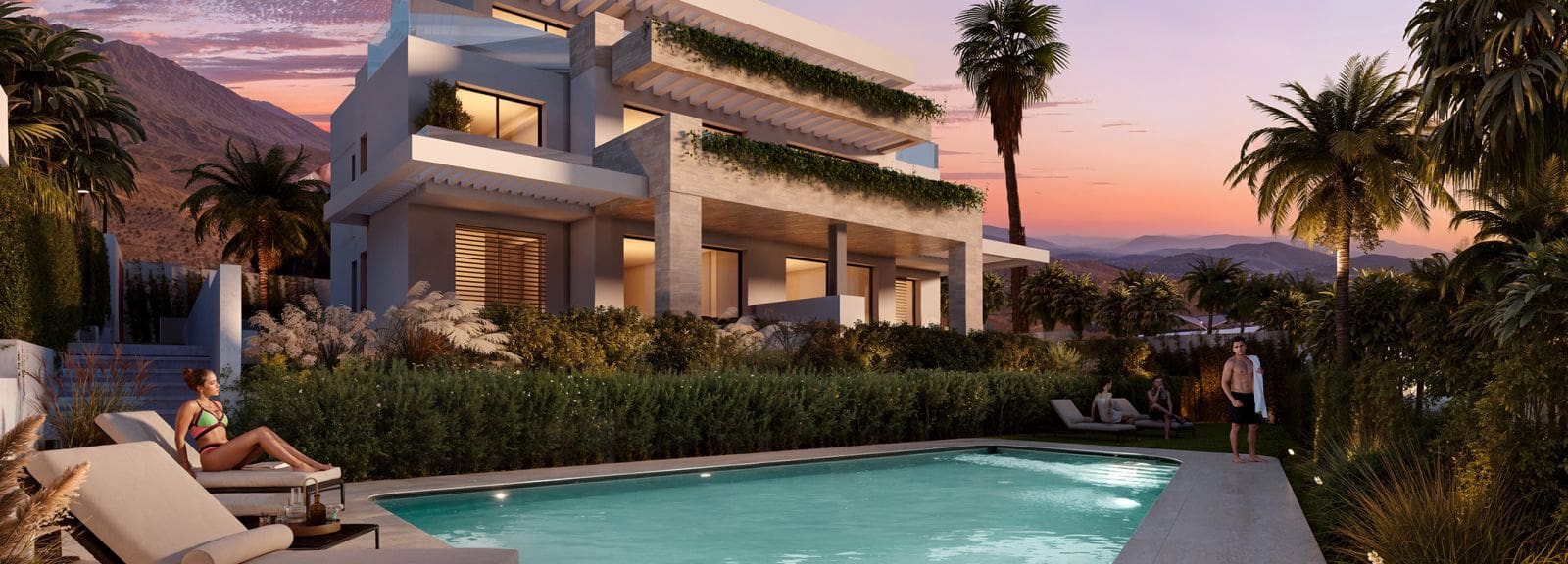 Apartamento de 2 habitaciones en Estepona en venta con piscina garaje - 620.000 € (Ref: 9621937)