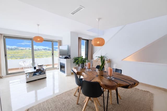 2 soveværelse Penthouse til salg i La Cala de Mijas, Mijas med swimmingpool garage - € 450.000 (Ref: 9995292)