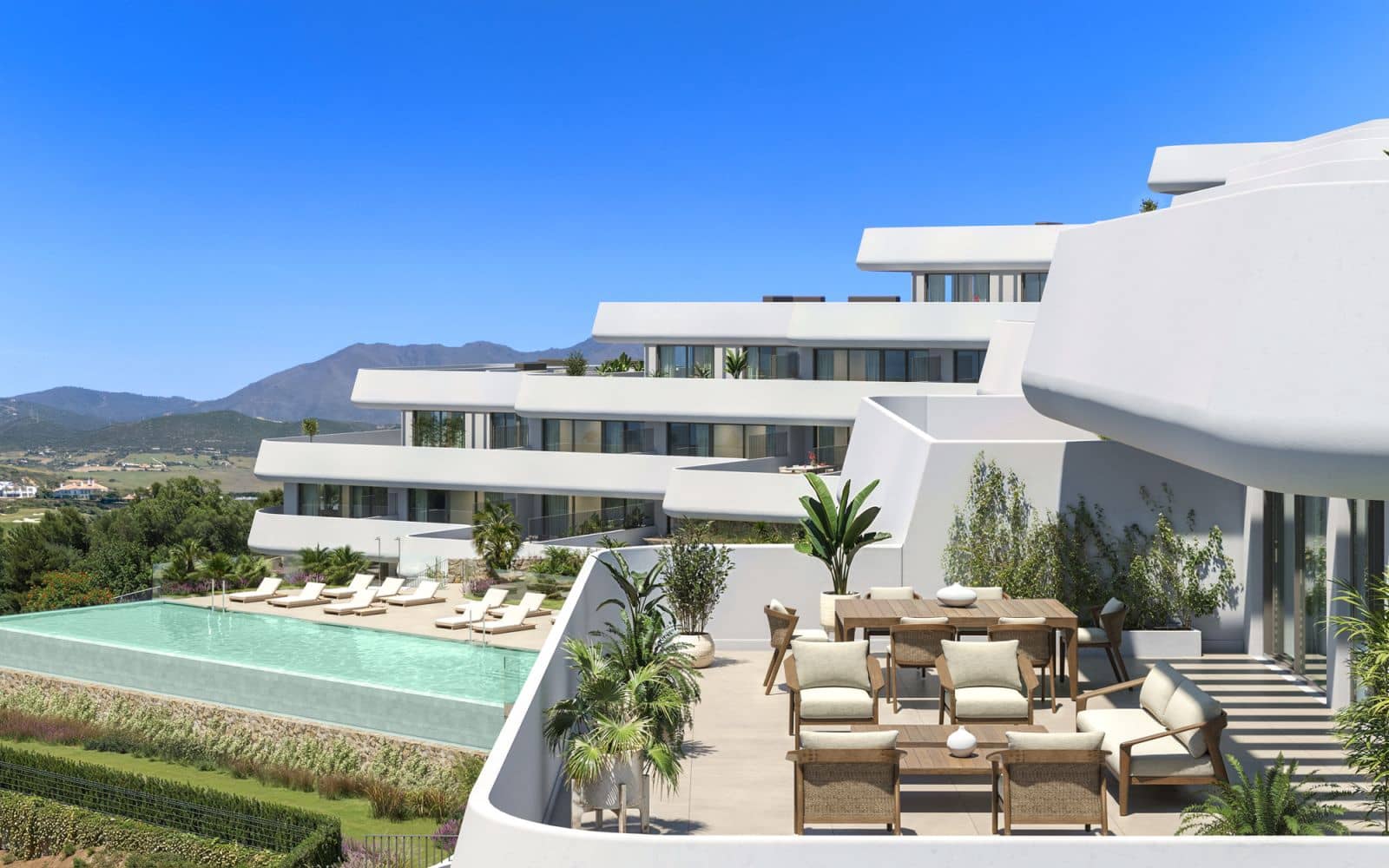 3 soveværelse Lejlighed til salg i Casares med swimmingpool garage - € 489.000 (Ref: 9999100)