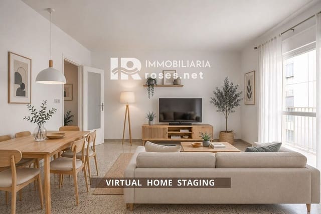 3 sovrum Lägenhet till salu i Roses - 185 500 € (Ref: 10045497)