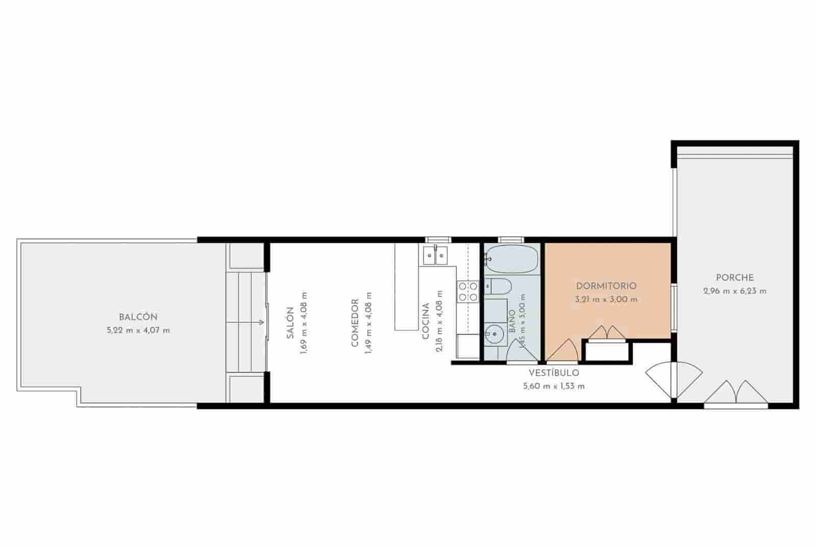 1 bedroom Flat for sale in Roses - € 172,000 (Ref: 10055745)