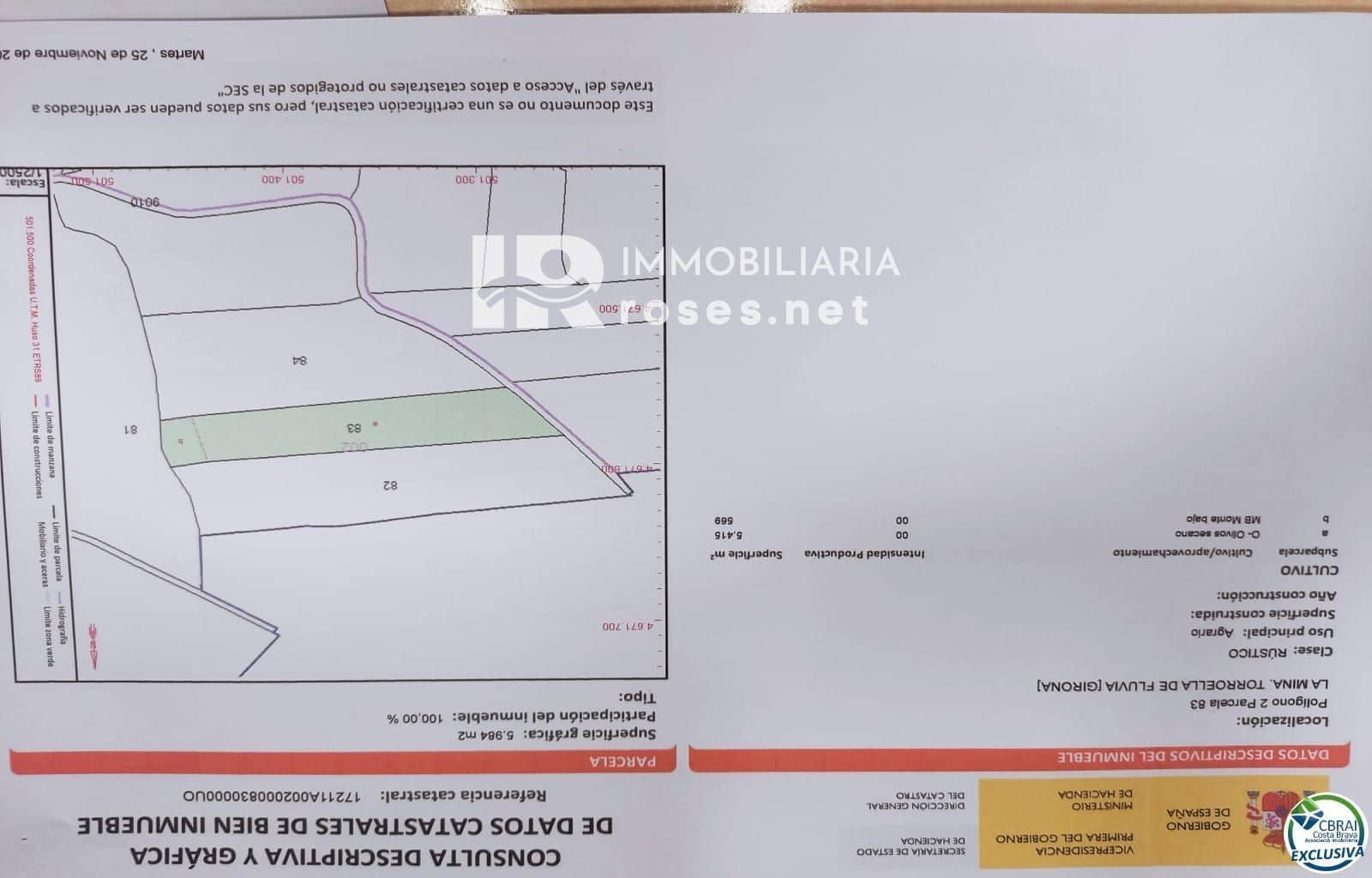 Tomt till salu i Torroella de Fluvia - 29 000 € (Ref: 10099160)
