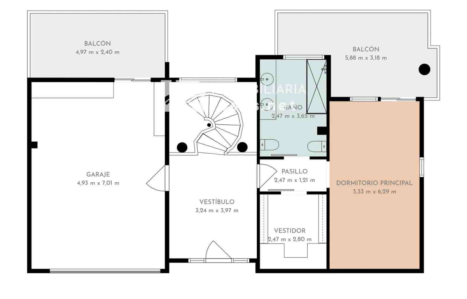 3 makuuhuone Huvila myytävänä paikassa Palau-saverdera mukana uima-altaan 
autotalli - 1 095 000 € (Ref: 10100555)