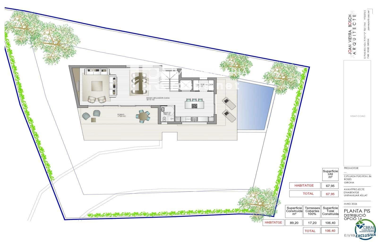 Tomt till salu i Roses - 274 000 € (Ref: 6304665)