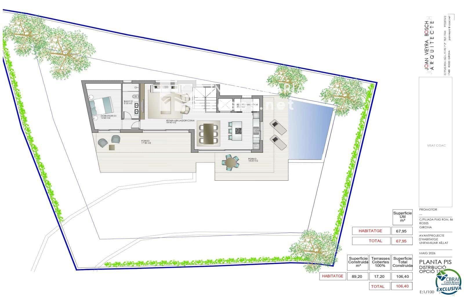 Tomt till salu i Roses - 274 000 € (Ref: 6304665)